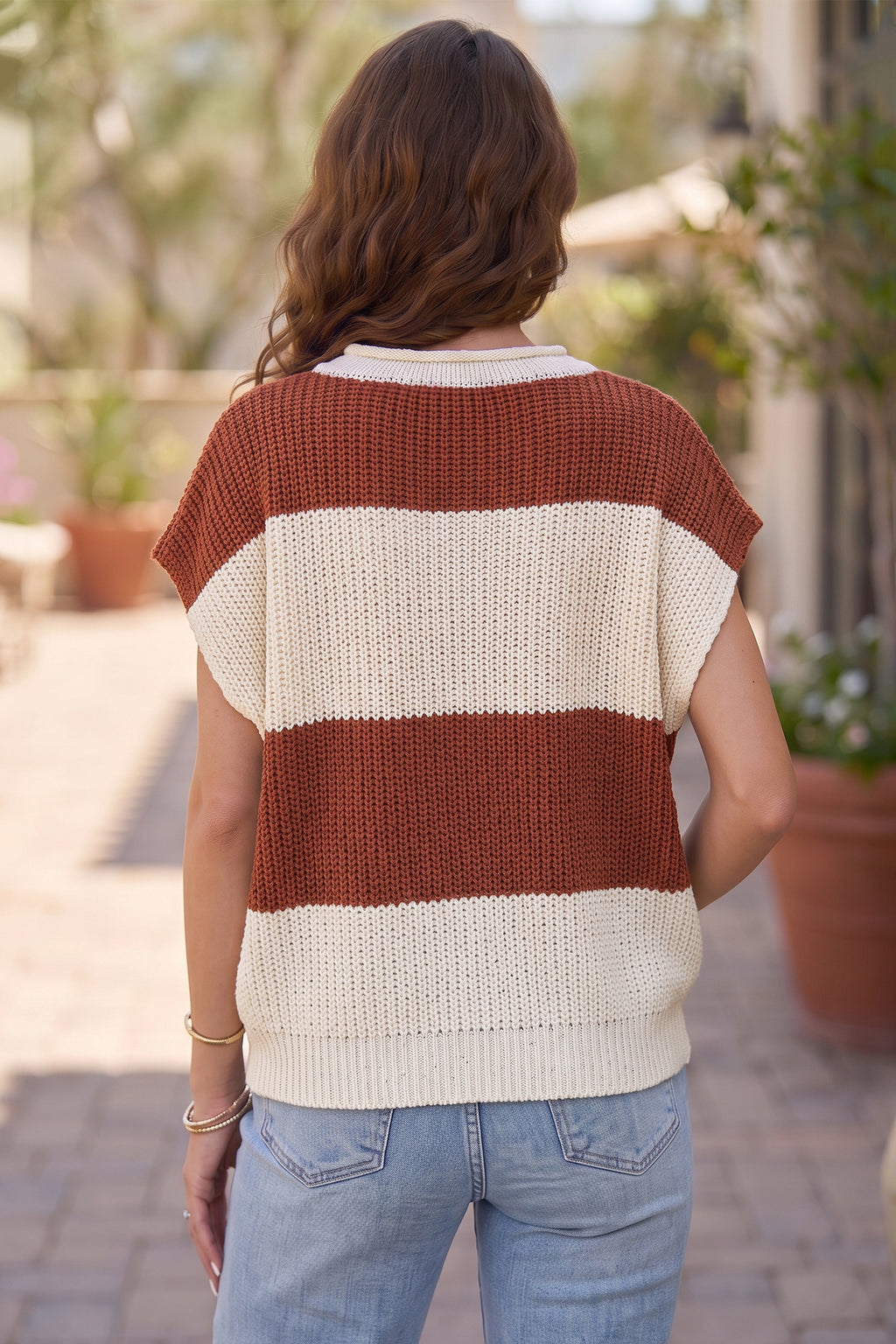 Saddle Stripe Sweater